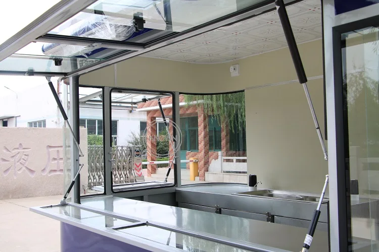 OEM длина 4 2 м электрический уличный киоск фаст-фуда тележка кофе прицеп фургон