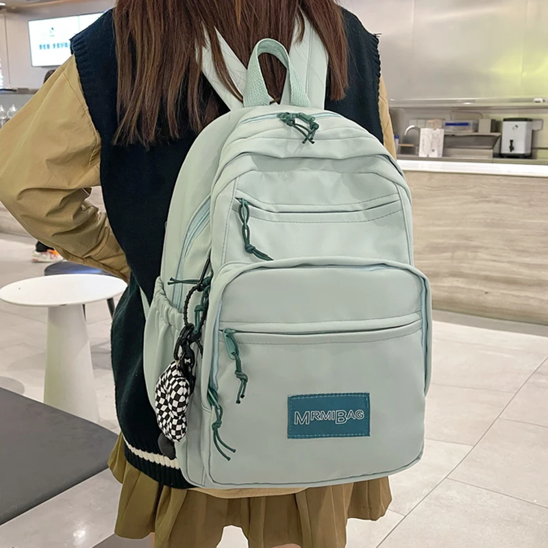 

Женский рюкзак с несколькими карманами, Вместительная дорожная сумка для ноутбука, школьный ранец для книг для девочек и мальчиков-подрост...