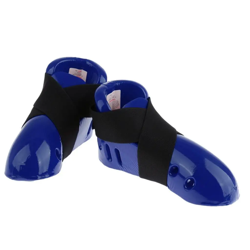 

Kids Taekwondo Foot Guard Karate Sparring Foot Gear Sparring Shoes Blue S