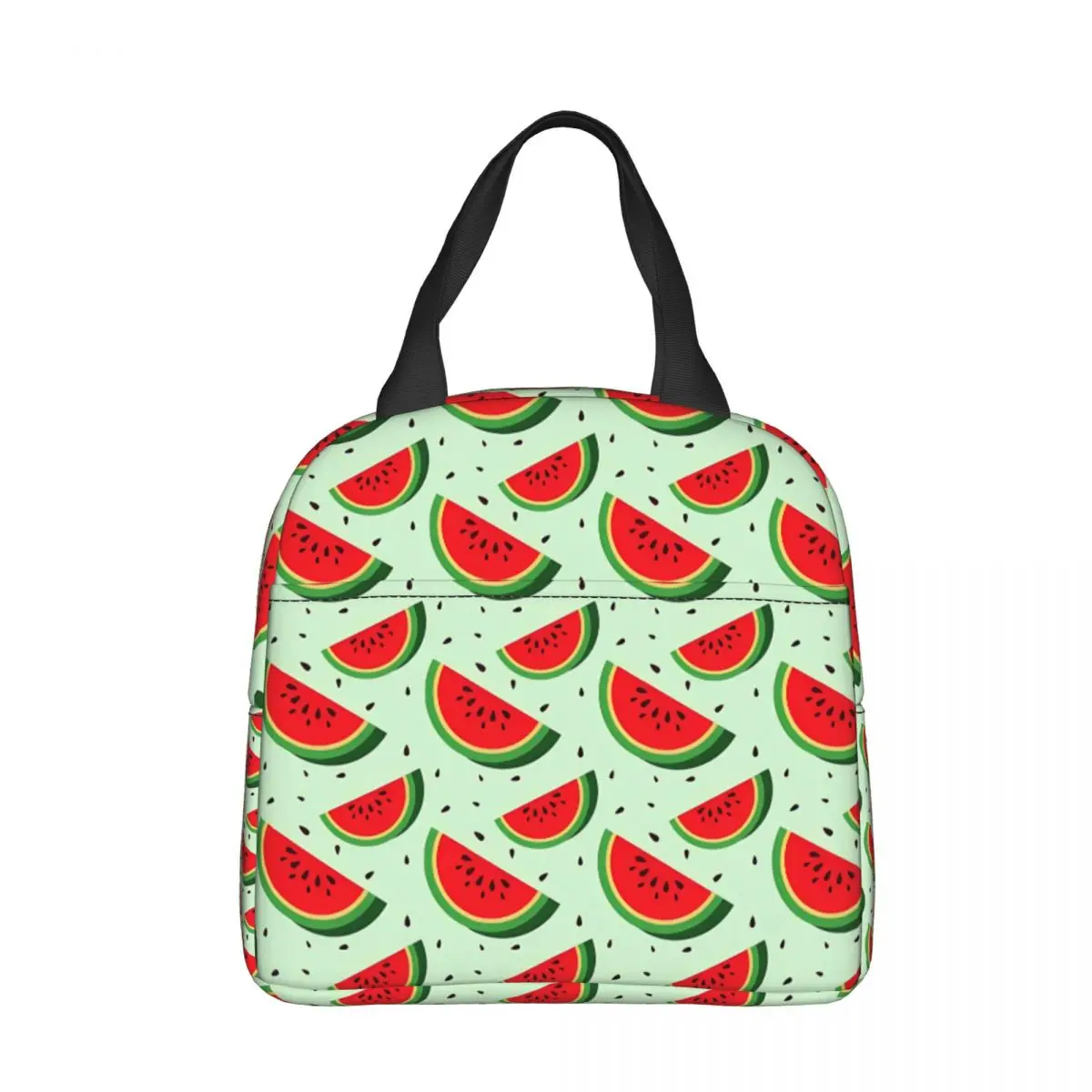 

Cute Oxford Cloth Portable BagsFruit Watermelon School Trip Lunch Hiking Debris Cooler Food Handbags