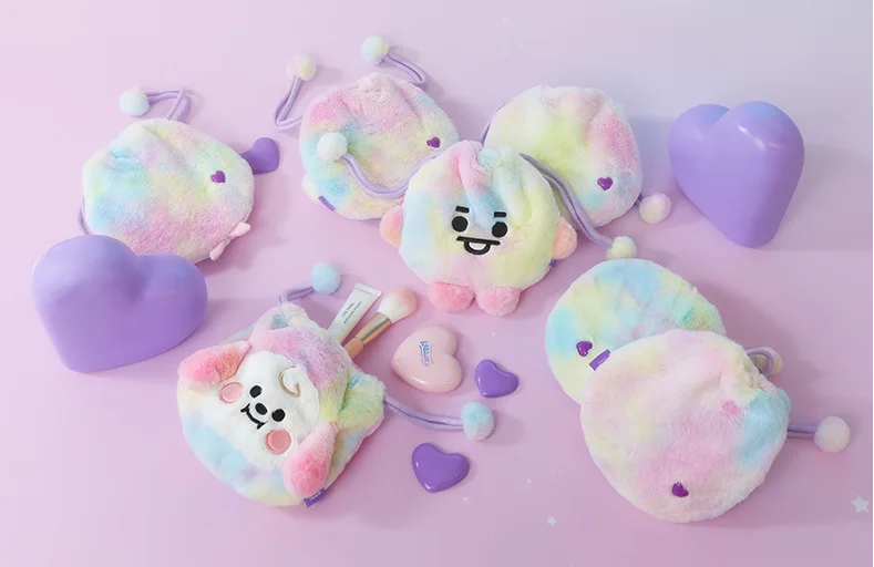 

KPOP Group Kawaii сумка на шнурке для мальчиков, мультяшная сумка для хранения, сумка-тоут, кошелек для монет, подарки для друзей, детей на день рожде...