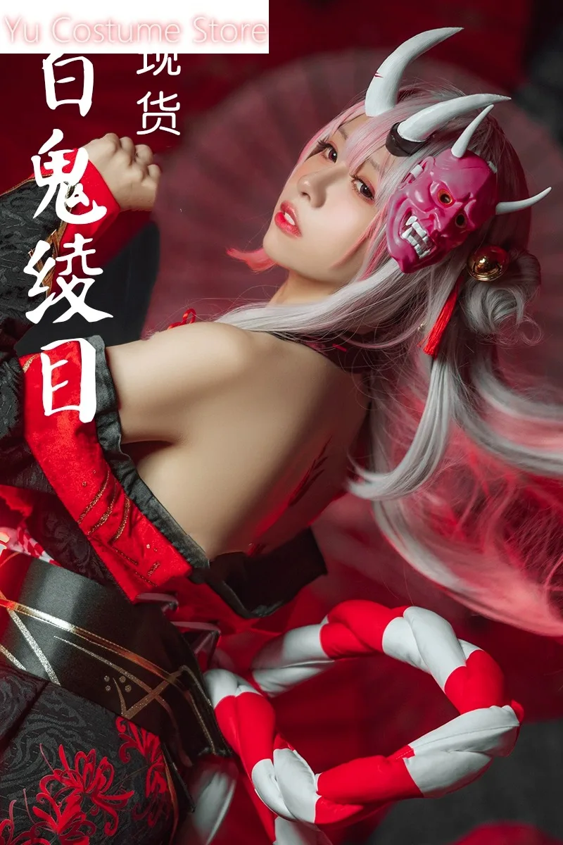 Виртуальный идол Накири Аяме Vtuber собака Зефир черно-красное платье косплей