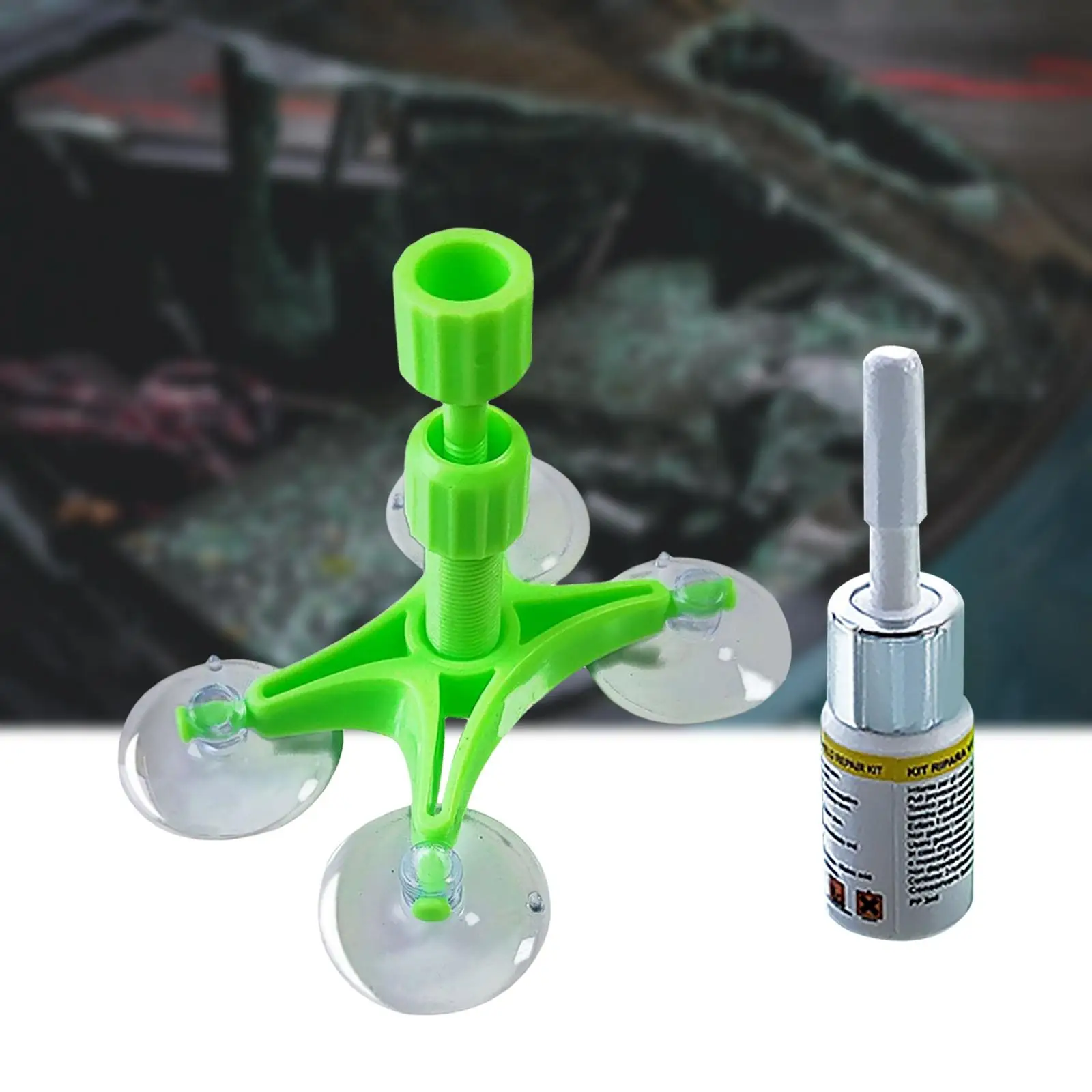 

Car Auto Glass Windshield Fluid Repair Set Professional for Chips and Cracks