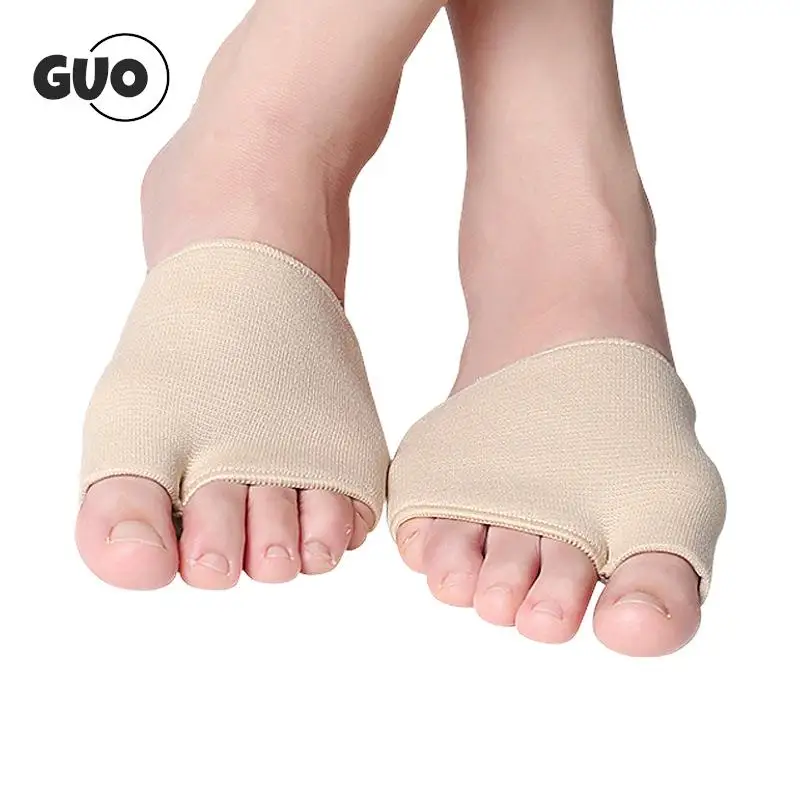 

1pair Feet Support Forefoot Pads Sports Safety Accessaries Pain Relief Correcting Nylon Sleeve Calluses Toe Pad Inserts Tool