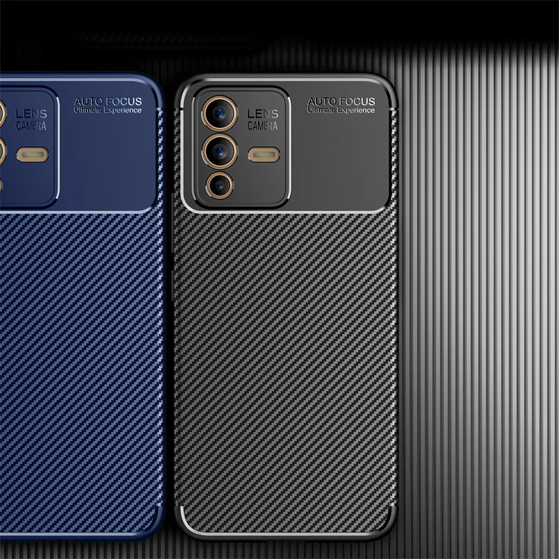 For Vivo V23 5G Cover Case For Vivo V23 V23E Coque Shell Funda Soft Silicone Protective Business Back Bumper For Vivo V23