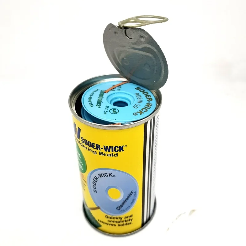 Антистатическая оплетка для пайки США SW оригинальный фитиль Chemtronics SODER фитиль снятие припоя ремень для бессвинцового припоя провод 10 шт./лот Антистатическая оплетка для пайки США SW оригинальный фитиль Chemtronics SODER фитиль снятие припоя ремень для бессвинцового припоя провод 10 шт./лот