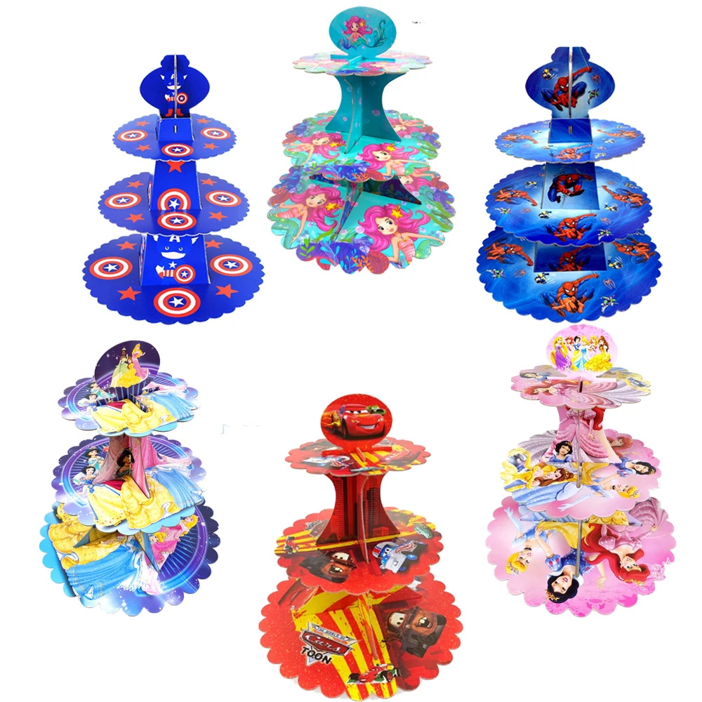 1 Набор/лот История игрушек принцесса мерма тема торт стенд Декор Детский день