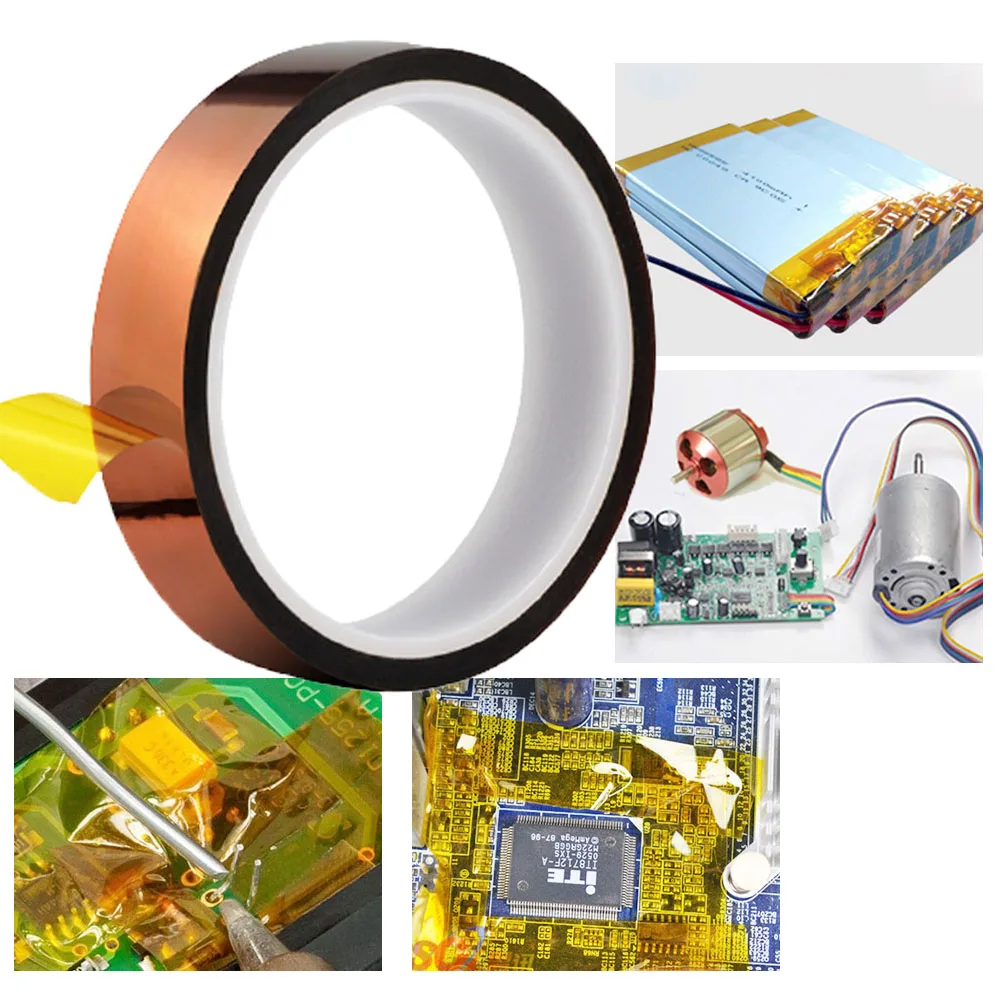 Высокотемпературная полиимидная лента BGA Kapton термоизоляционная клейкая