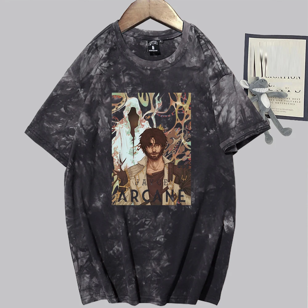 Футболка унисекс с круглым вырезом Arcane Jayce Graffiti