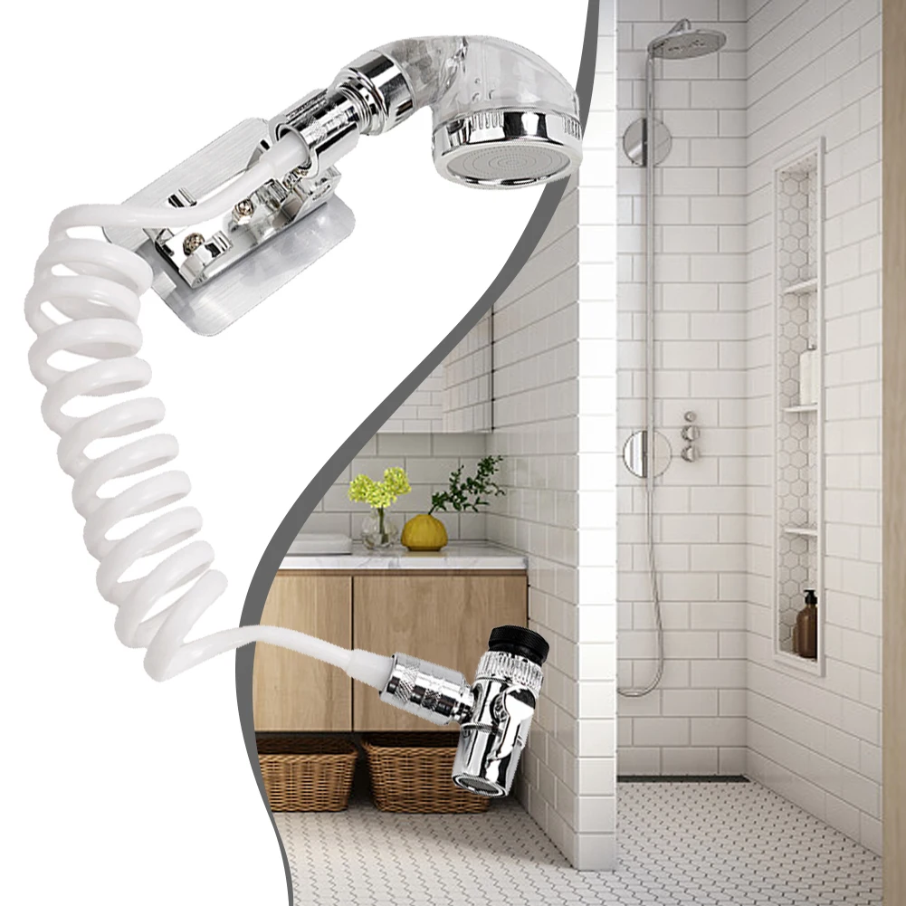 

Simple Style Shampoo Artifact Shower Faucet Set Washbasin Attachment Bathroom External Faucet Sprayer Handheld