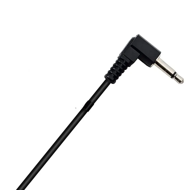 2 Pack 3.5mm Police Listen Only Acoustic Tube Earpiece with One Pair Medium Earmolds for Speaker Mics