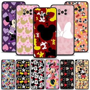 For Xiaomi POCO X3GT X3NFC X3 M4 M3 12 Pro 12X 11 10T Lite Pro 10 9T 11T Pocophone F1 Note 10Lite Cartoon Mickey Minnie Mouse