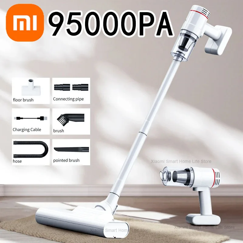 Xiaomi 95000Pa Wireless Vacuum Cleaner Handheld Powerful Brushless Motor Car&Home Dual use Vacuum Cleaner Robot Vacuum Cleaner