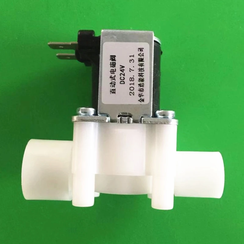 

12V/24V/110V/220V Water Solenoid Valve Quick Connect 16/20.5mm Thread Valve Fitting for Dishwasher Kitchen Tool Plastic M4YD
