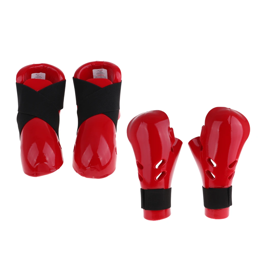 

Защита рук ног для тхэквондо, карате Экипировка для ног, спарринговая обувь, перчатки