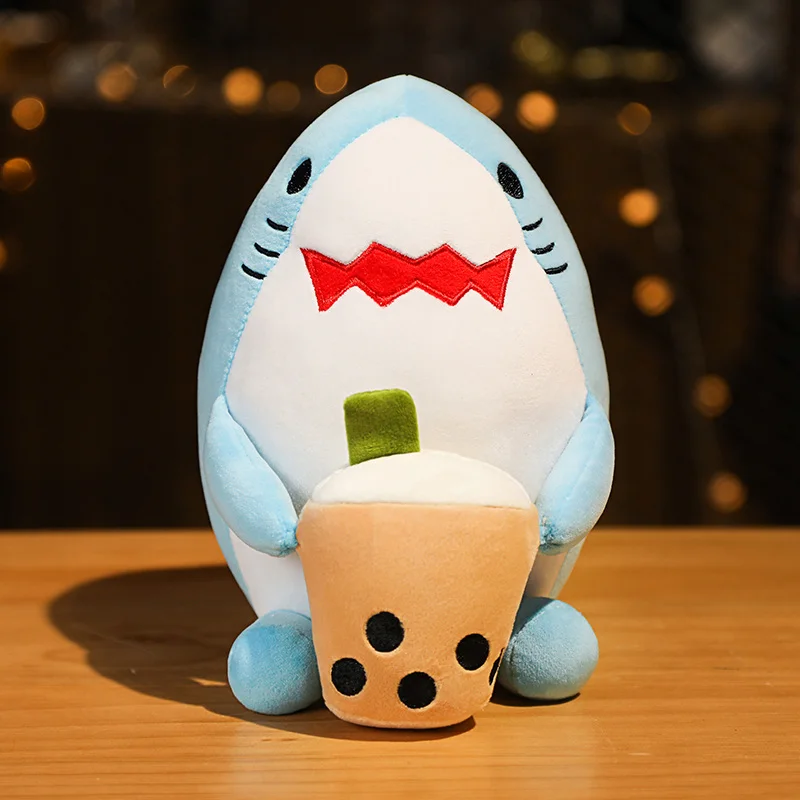 

Милая плюшевая игрушка Boba, игрушки, мягкий медведь, кошка, Акула, косплей Boba, молочный чай, мягкая кукла, детские игрушки, подарок на день рожд...