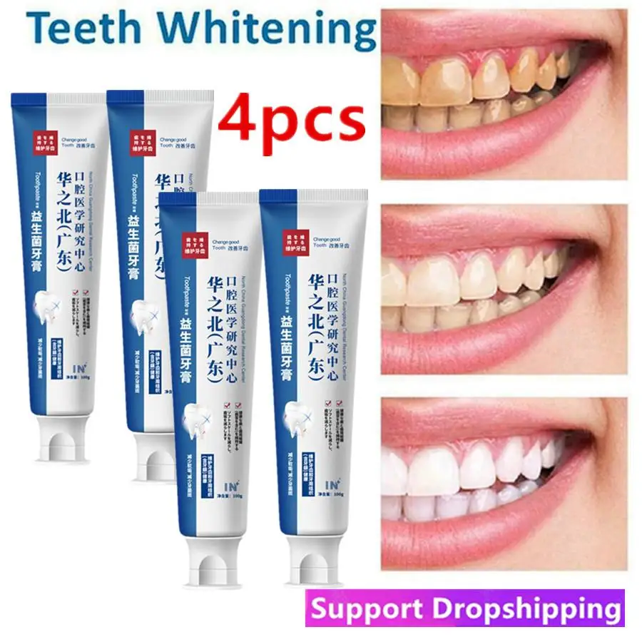 

4X 100g Repair Of Cavities Caries Repair Teeth Teeth Whitening Removal Of Plaque Stains Decay Whitening Yellowing 2023 Smile Kit