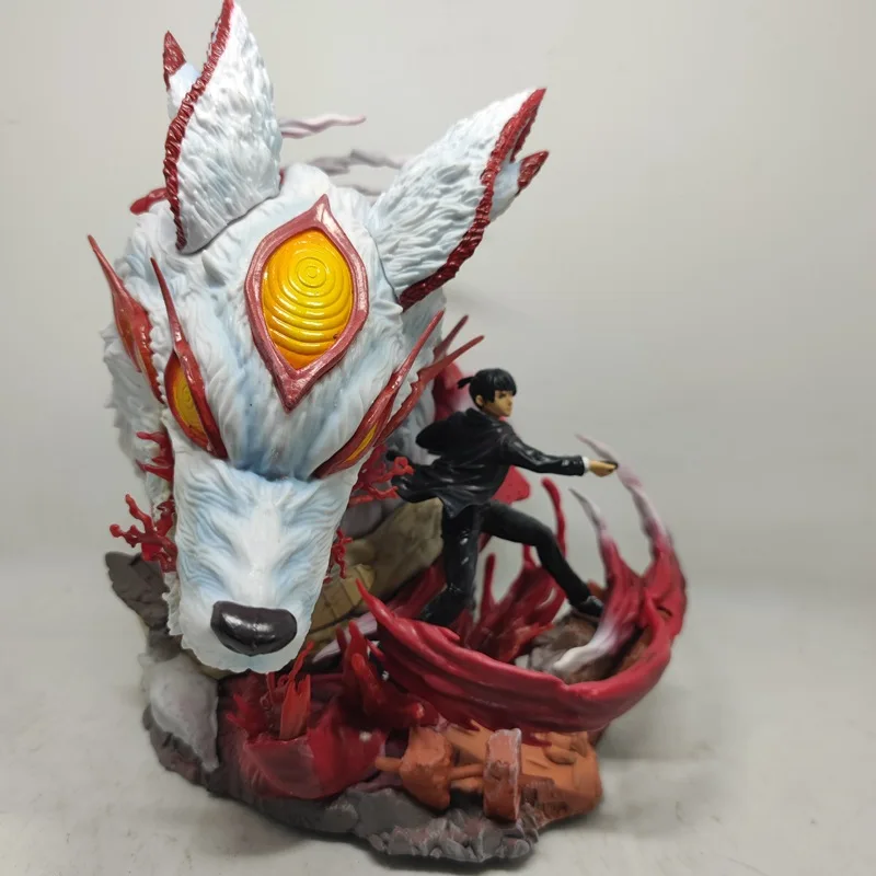 Человек с бензопилой аниме-фигурка Хаякава Аки фигурка со светом 25 см статуя из