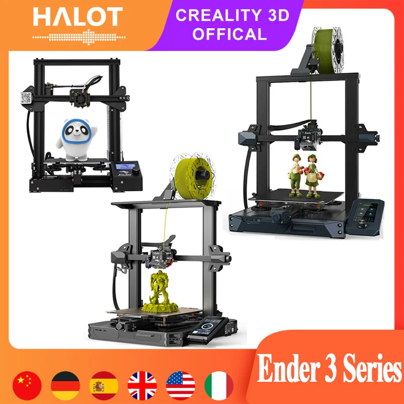 Online Creality oficial 3d impressora ender 3 s1 ender 3 s1 pro ender 3 v2 ender 3 impressoras 3d cr toque automático nivelamento impressora 3d