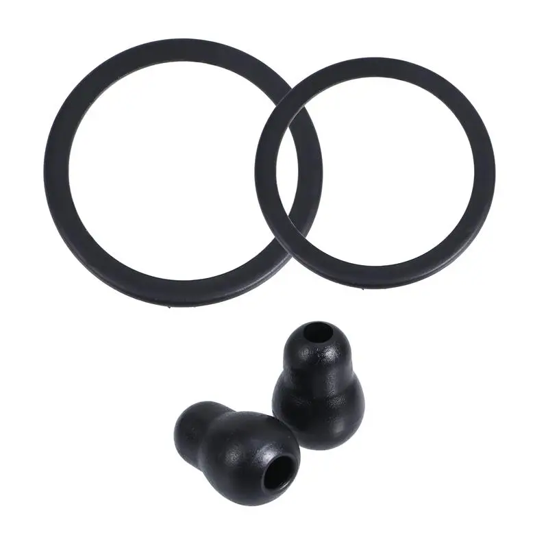 

2 Sets Durable Stethoscope Earplug Replacement Earbud for Hospital Clinic