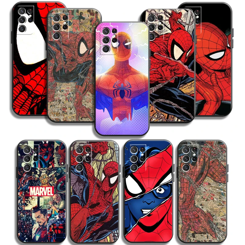 

Marvel Spiderman Phone Cases For Samsung Galaxy A21S A31 A72 A52 A71 A51 5G A42 5G A20 A21 A22 4G A22 5G A20 A32 5G A11 Cases