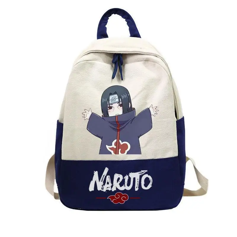

Primary and secondary school students around Naruto color contrast splicing schoolbags for men and women small fresh backpacks
