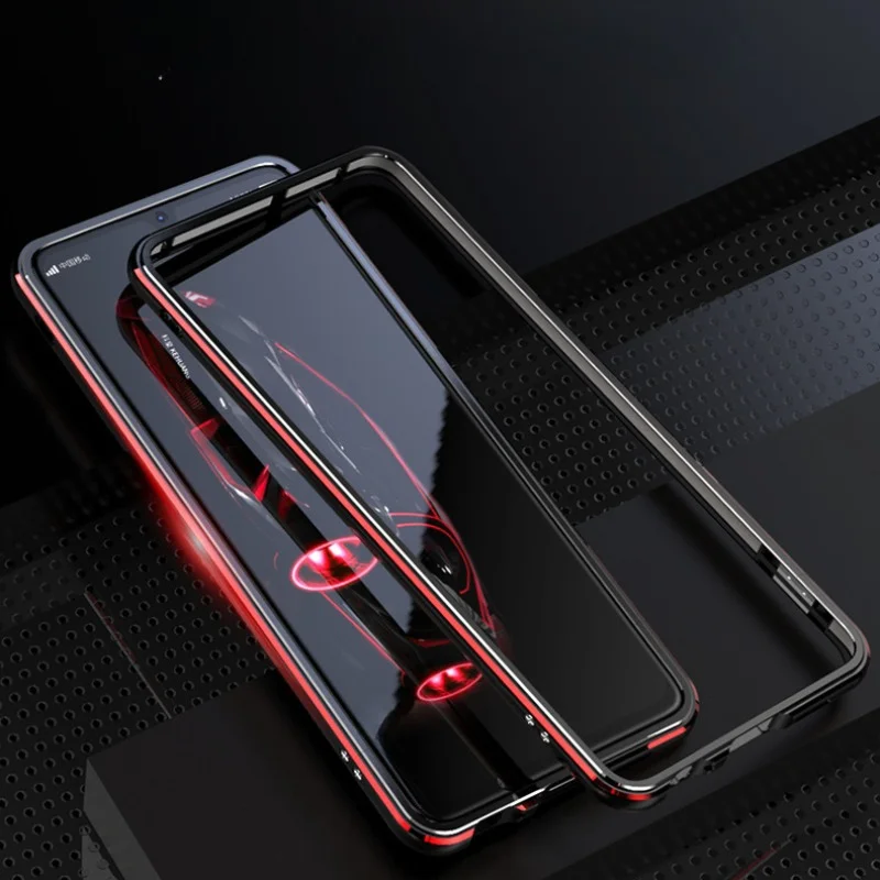 

Dropshipping Dual Colors Aluminum Metal Bumper for Huawei P60 Mate 50 Pro Cover CASE Carmera+Frame Protector