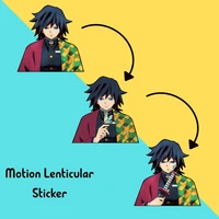 tomioka giyuu motion sticker kimetsu no yaiba anime stickers waterproof decals