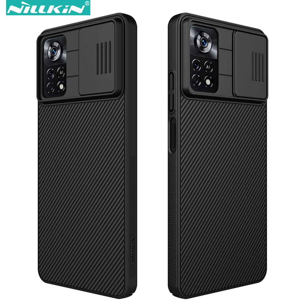 Чехол Nillkin CamShield для Xiaomi Poco X4 Pro / X4 GT / M4 Pro / F4, креативный защитный чехол для объектива телефона слайдер для Poco X3 NFC