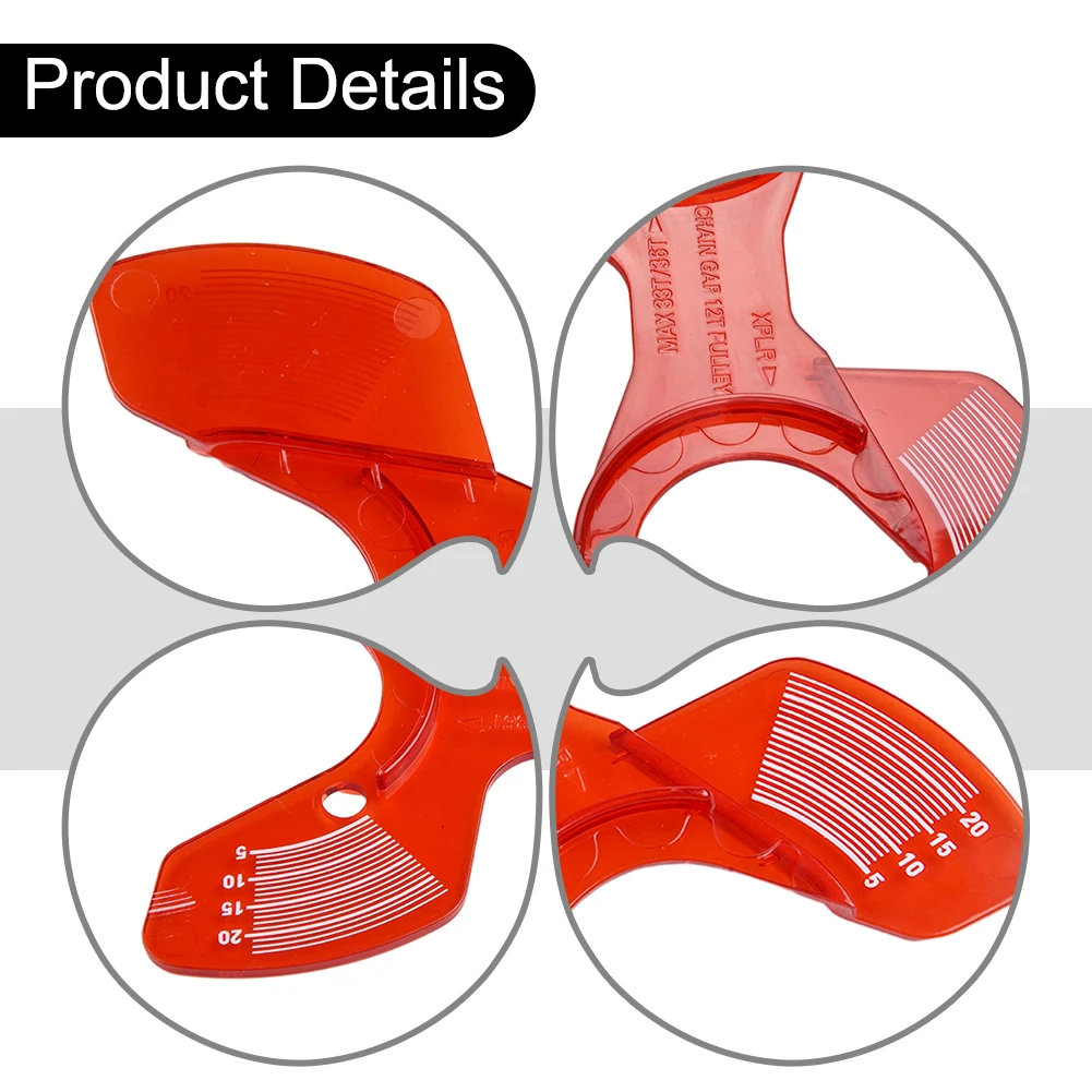 

1pc Bicycle Rear Derailleur Chain Gap Adjustment Gauge Tool ABS For XPLR AXS FORCE RIVAL RED Rear Derailleur Bicycle Derailleur