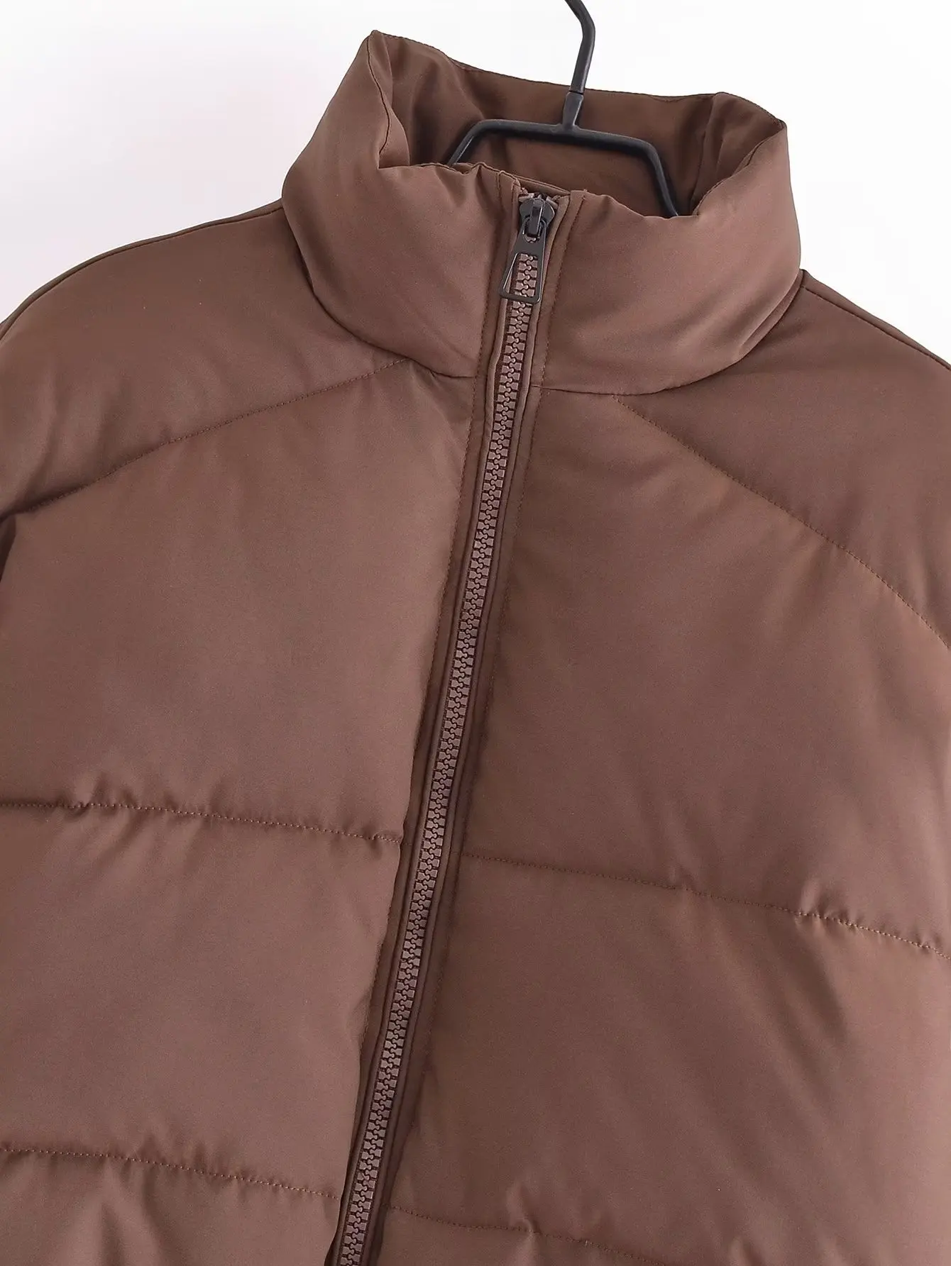 SLTNX Coat for Women 2022 Fashion Quilted Jackets Long Sleeve Stand-up Collar Woman Jacket Coats Ladies Warm Casual Outerwear