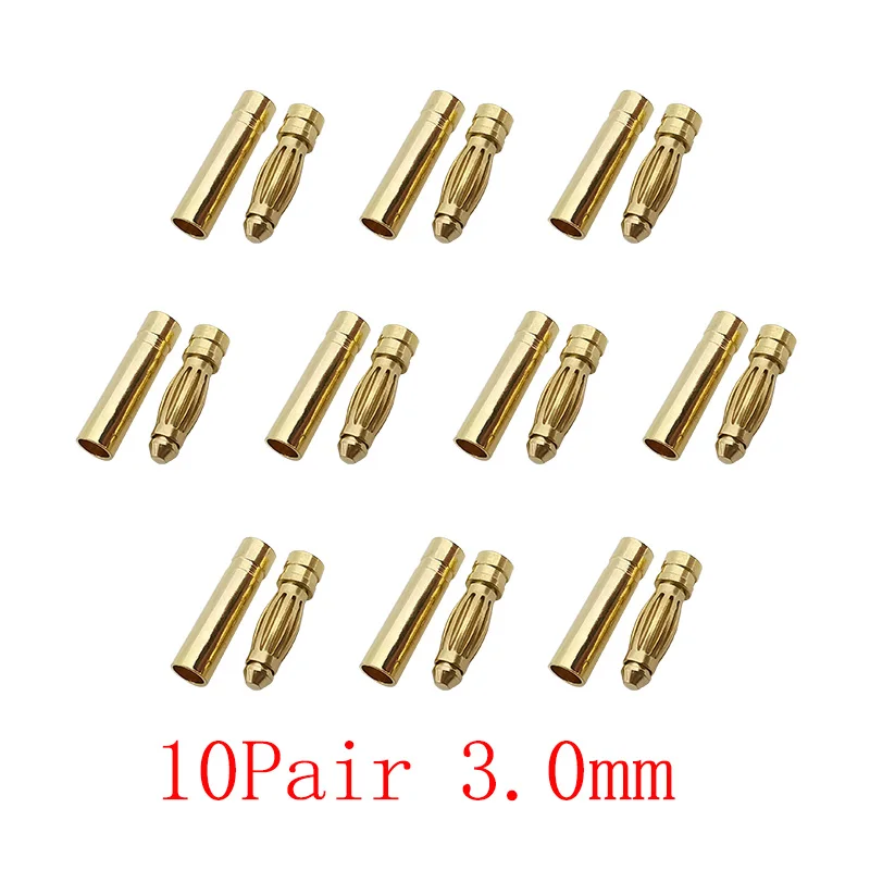 

Разъемы для батарей LOCHEUK Bullet Banana Plug Connector 2.0/3.0/3.5/4.0mm