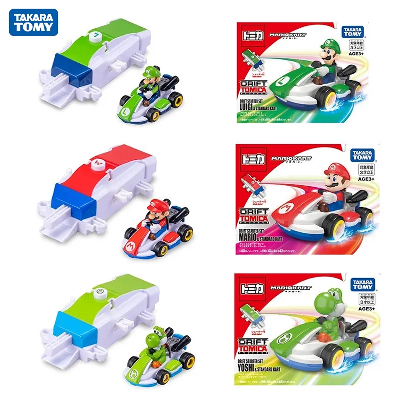 TAKARA TOMY Tomica Марио Луиджи Йоши Дрифт стартовый набор автомобили из сплава литая