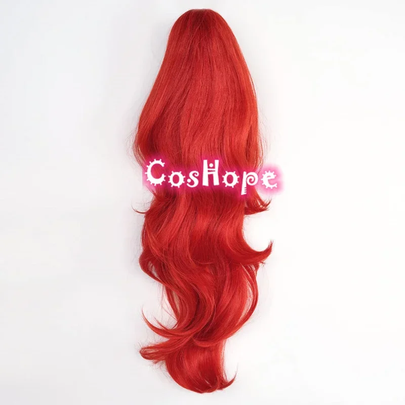 Парик для косплея Dilunc термостойкий красный из аниме рыбий хвост дилунц Манга