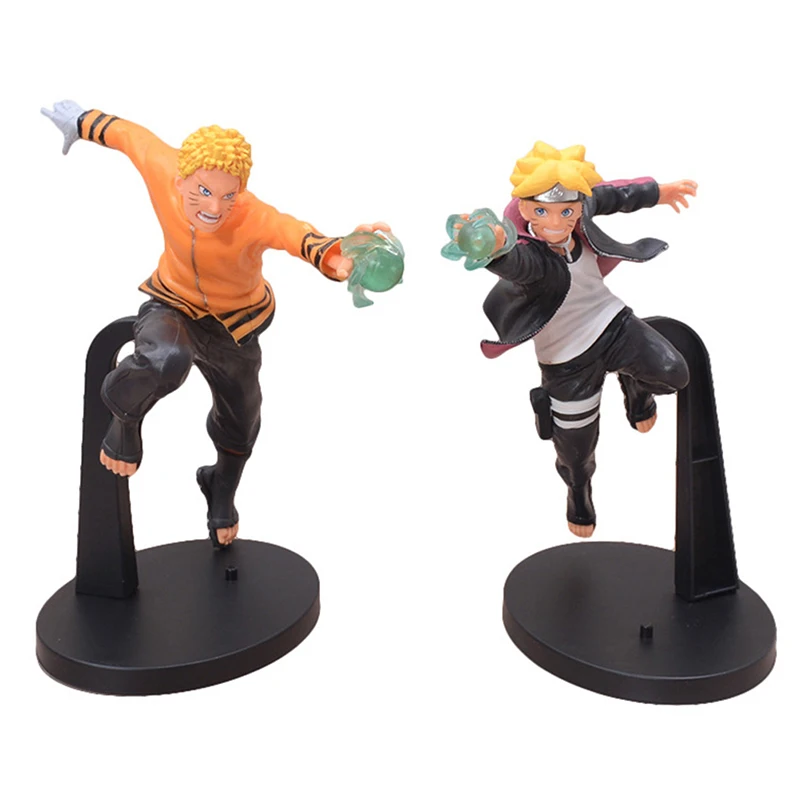

1pcs Anime Naruto Next Generations Uzumaki Naruto Uzumaki Boruto Father And Son Action Figure PVC Model Toys Living Decoration