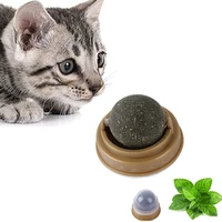 healthy cat catnip toys ball pet stuff dust cover round safe catnip snack energy ball kitten cat toy cat supplies