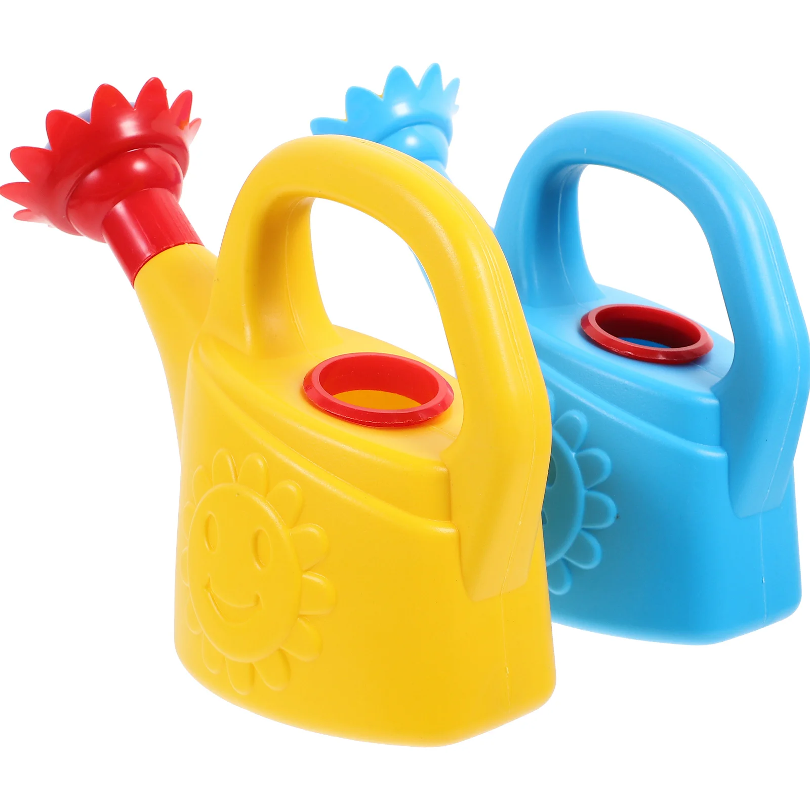 

2 Pcs Watering Can Beach Toys Toddlers Summer Baby Bathing Plaything Kids Spray Bottle Funny Plastic Child Pot