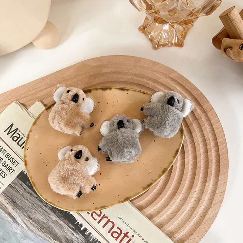 

Новинка Осень мультфильм 3D плюшевая коала заколка для волос милая фотография Аксессуары для волос для женщин сумка аксессуары Mujer forclip