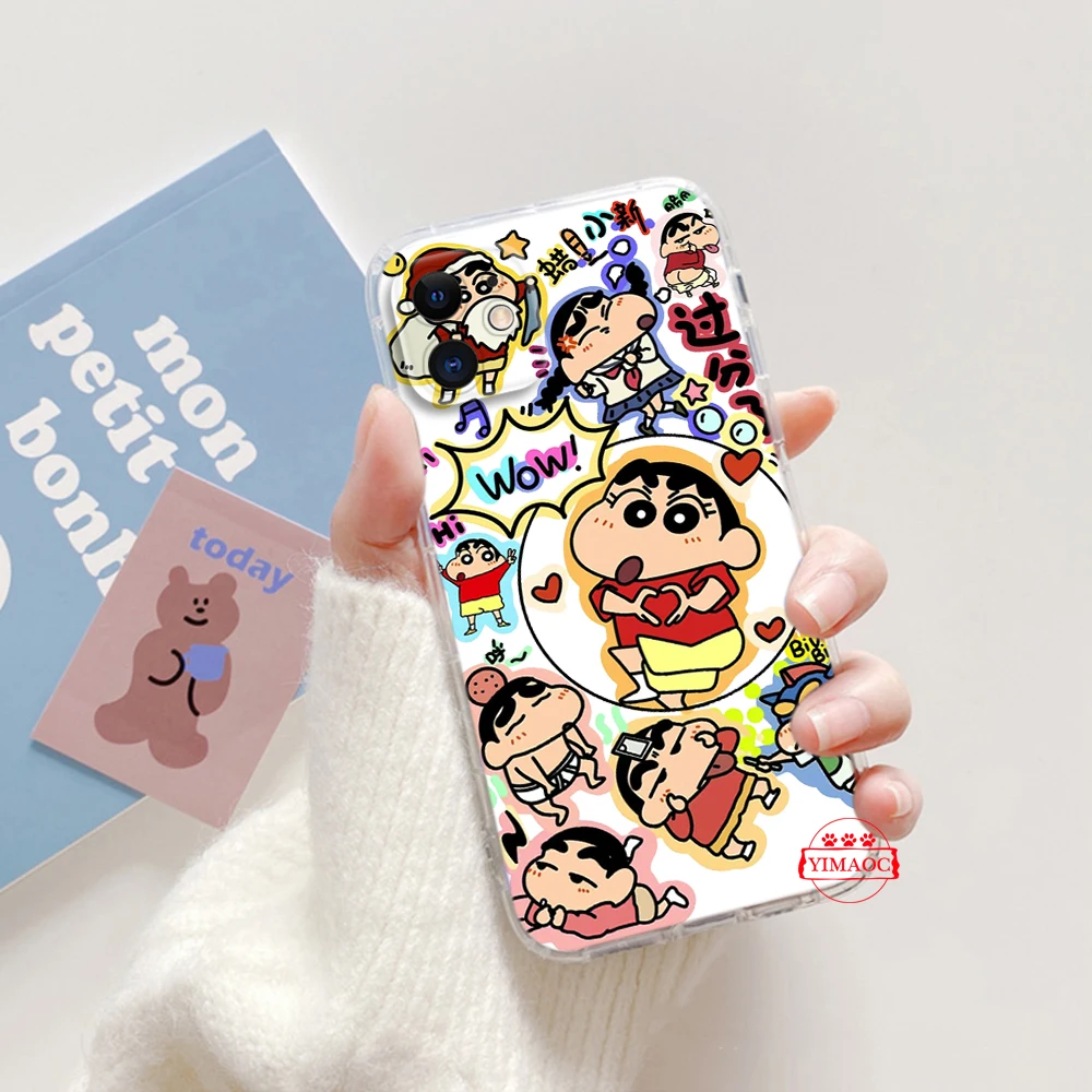 Мягкий чехол B9 Crayon Shin Chan для Huawei Nova 2i 3I 5T Y5P Y6 Y6P Y7 Y7A Y8P Y8S Y9 Prime Y9S P20 Pro P30 Lite Honor 8X