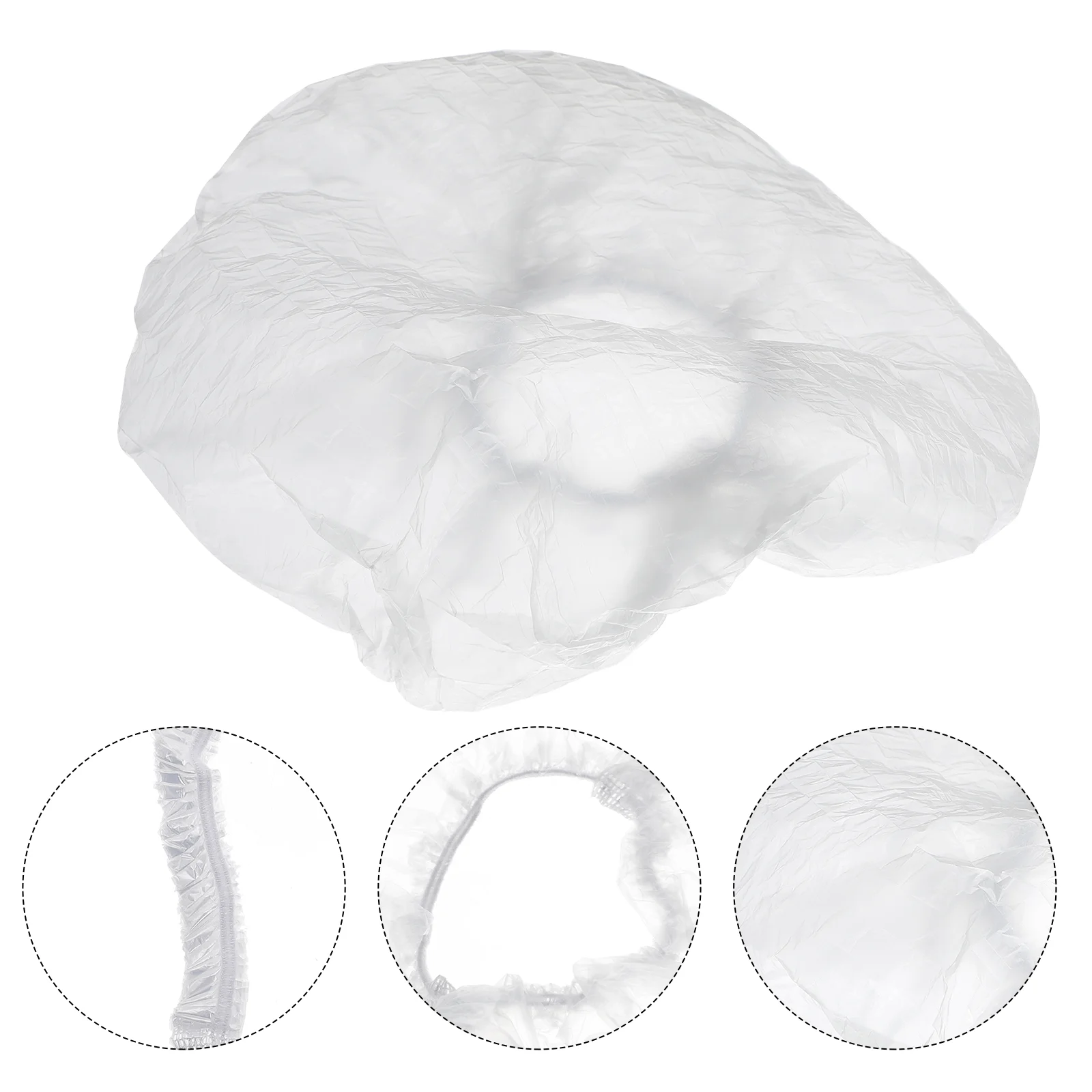 

300pcs Elastic PE Bowl Covers Transparent Storage Covers Ultra-thin Bowl Cover