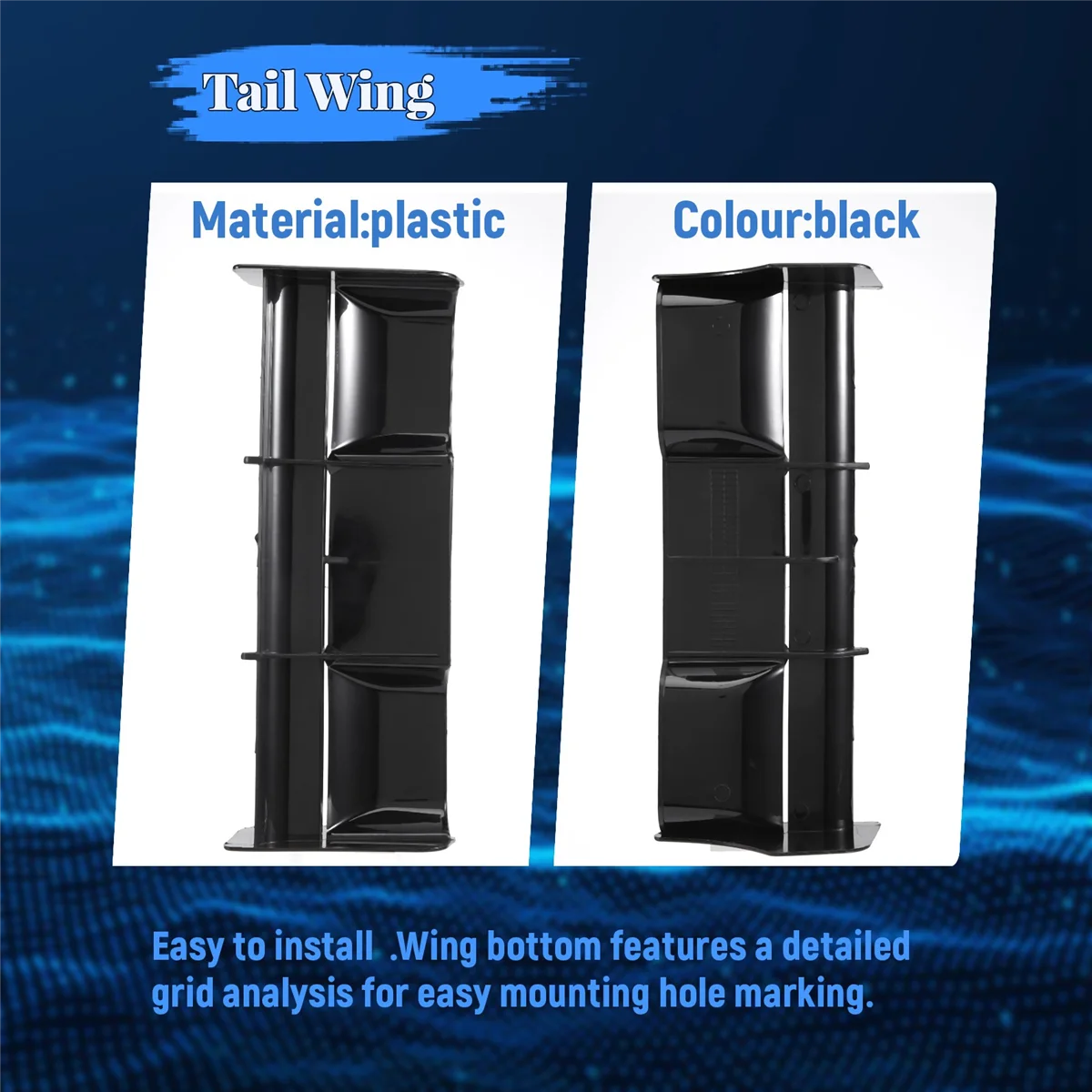 1:8 радиоуправляемые автомобили RC пластиковое нейлоновое хвостовое крыло для