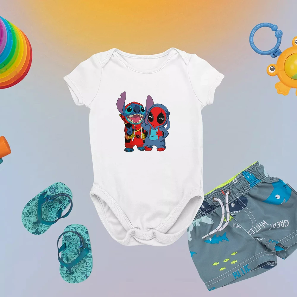 

Новинка 2023, детское боди, уютный модный креативный Стич в стиле Харадзюку, кавайный детский комбинезон, на все сезоны, Прямая поставка, дешевая одежда для малышей