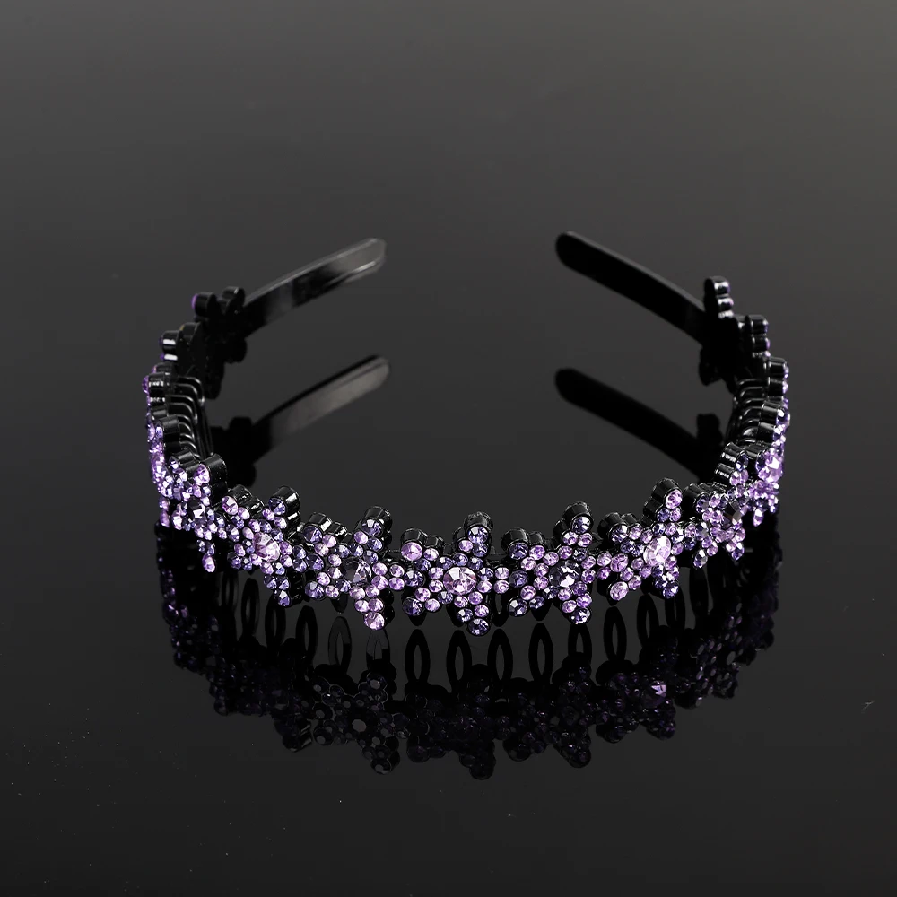 Автоперевод:Awaytr Полный ободок для волос со стразами в форме морской звезды, зубчатый ободок для волос с кристальной звездой, оправа для головных повязок для женщин, аксессуары.