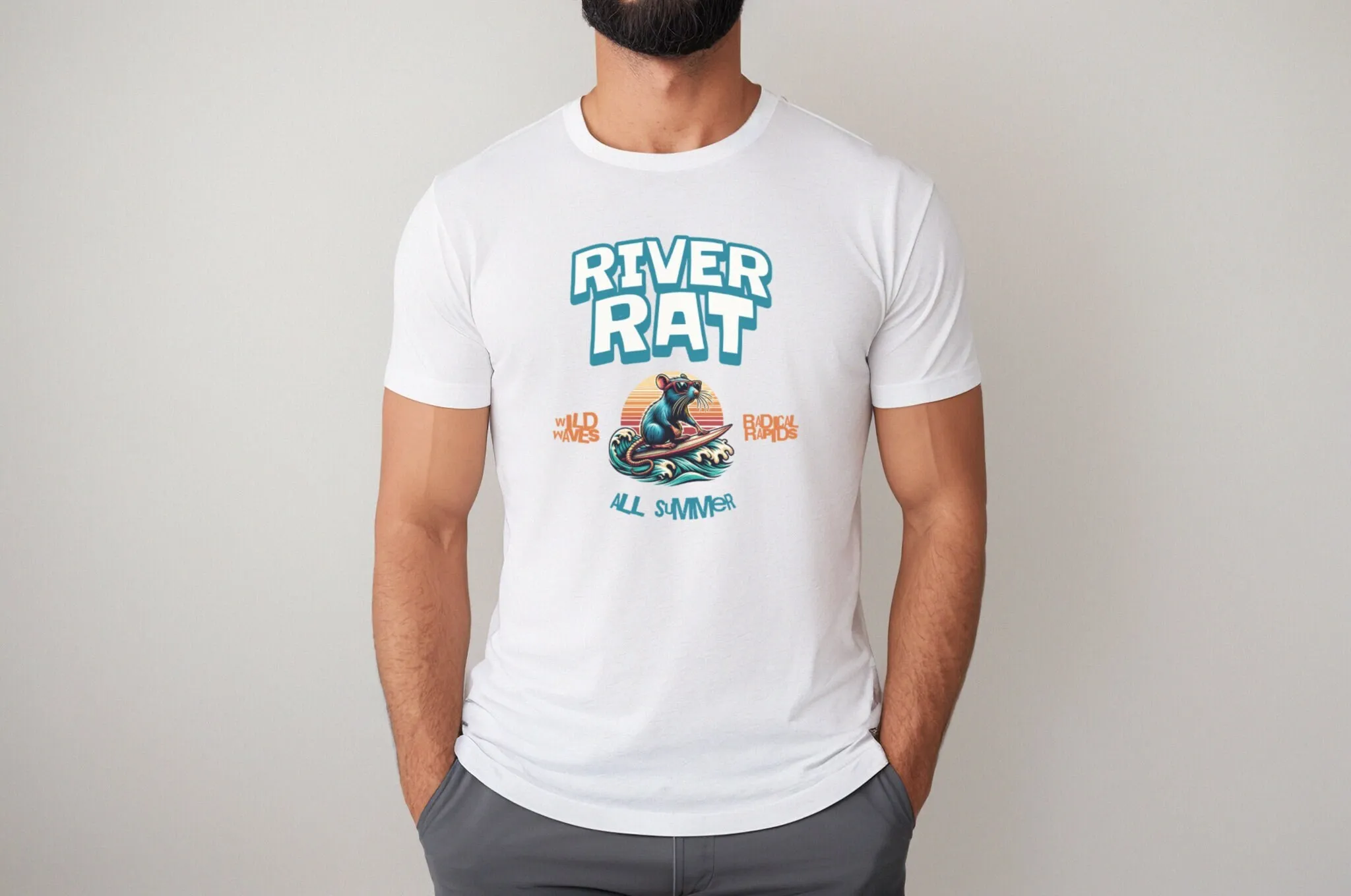 Пробуждение доска футболка серфинг река крыса для серфинга волны водные лыжи на