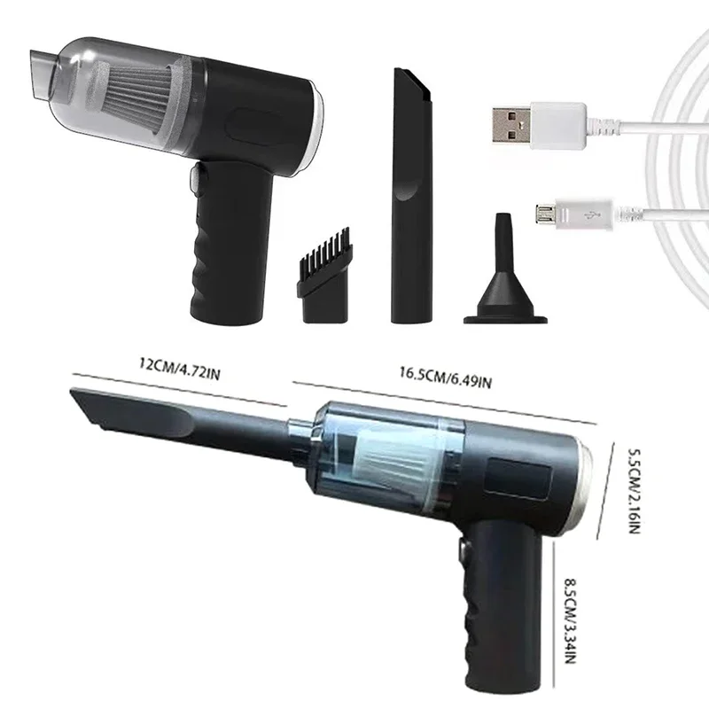

Беспроводной Портативный Мощный Автомобильный Пылесос, Ручной Мини-пылесос Для Авто И Дома, С Сильным Всасыванием