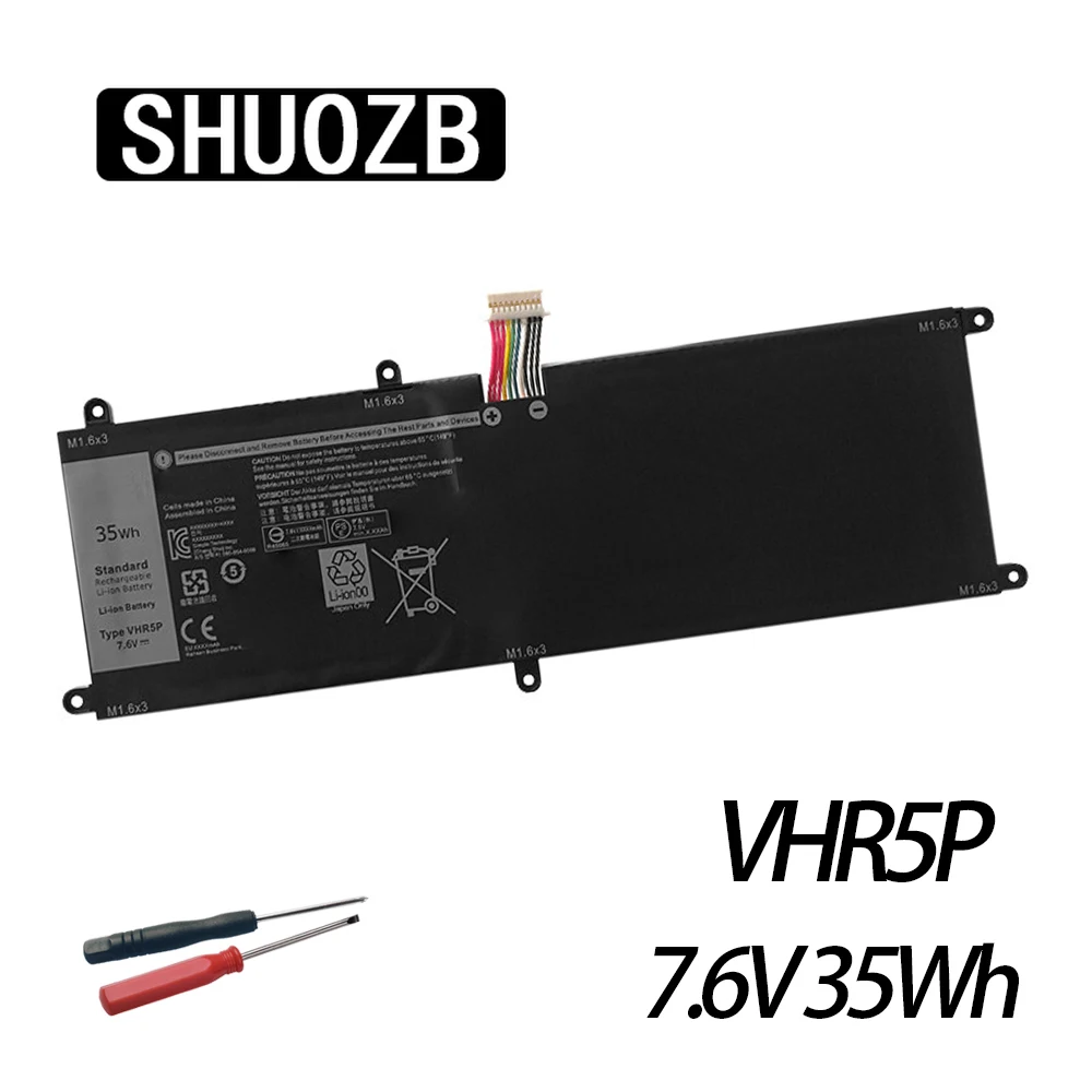 Новый аккумулятор VHR5P для ноутбука DELL Latitude 11 5175 Tablet XRHWG 0XRHWG RHF3V Tablet 7,6 V 35Wh Бесплатные инструменты