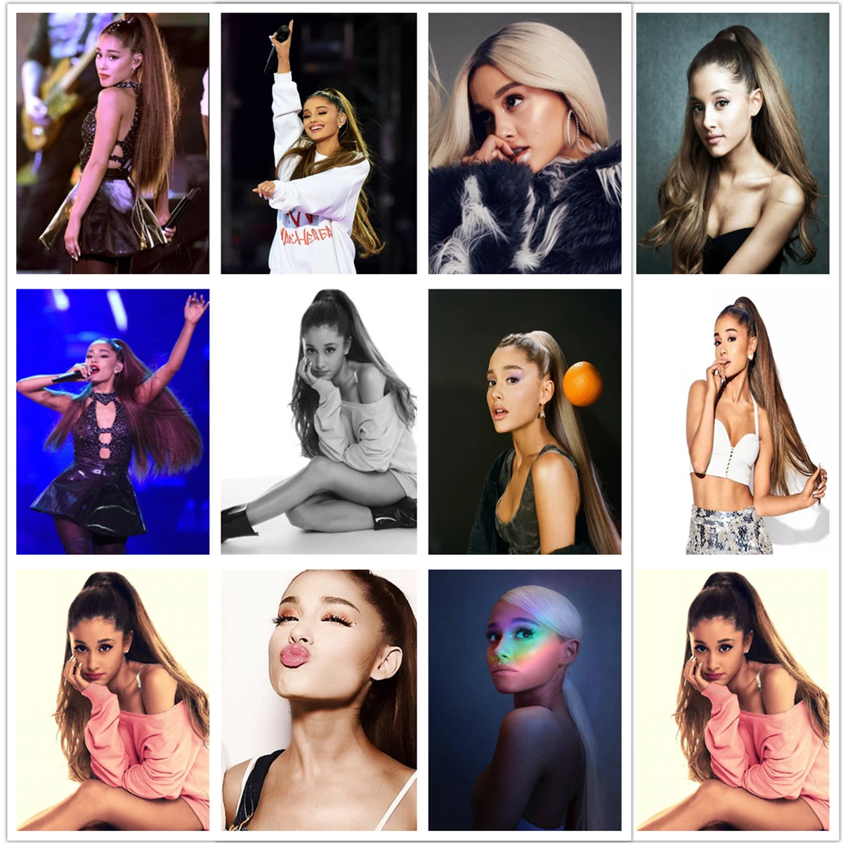 ARIANA GRANDE художественный плакат фото квадрат/круглая вышивка Hoom Декор DIY 5D полные