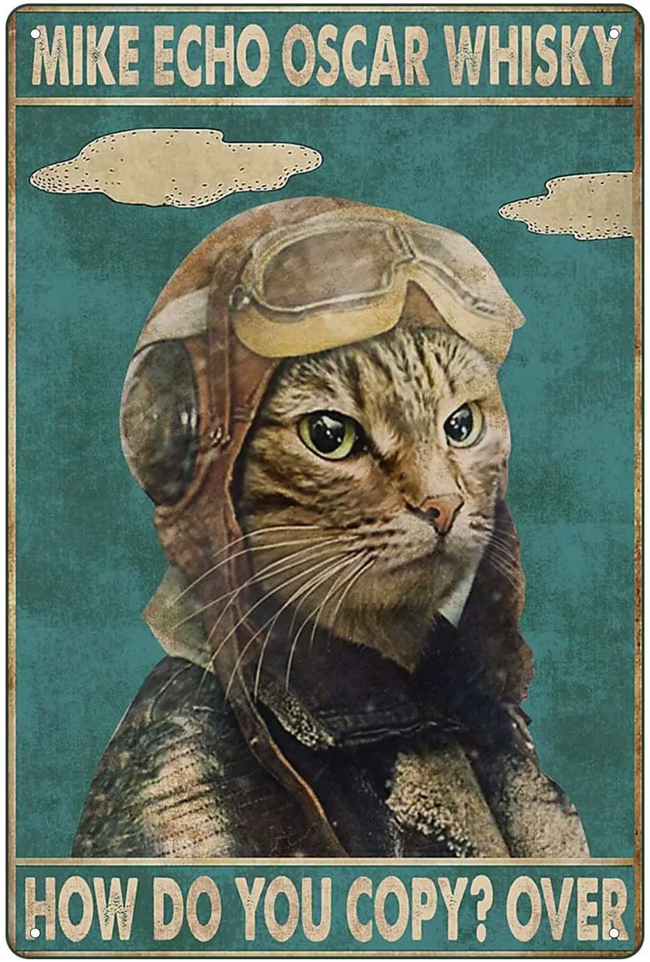 

Металлический жестяной ретро-знак в виде кошки, Настенный декор, Забавный жестяной знак, украшение для дома