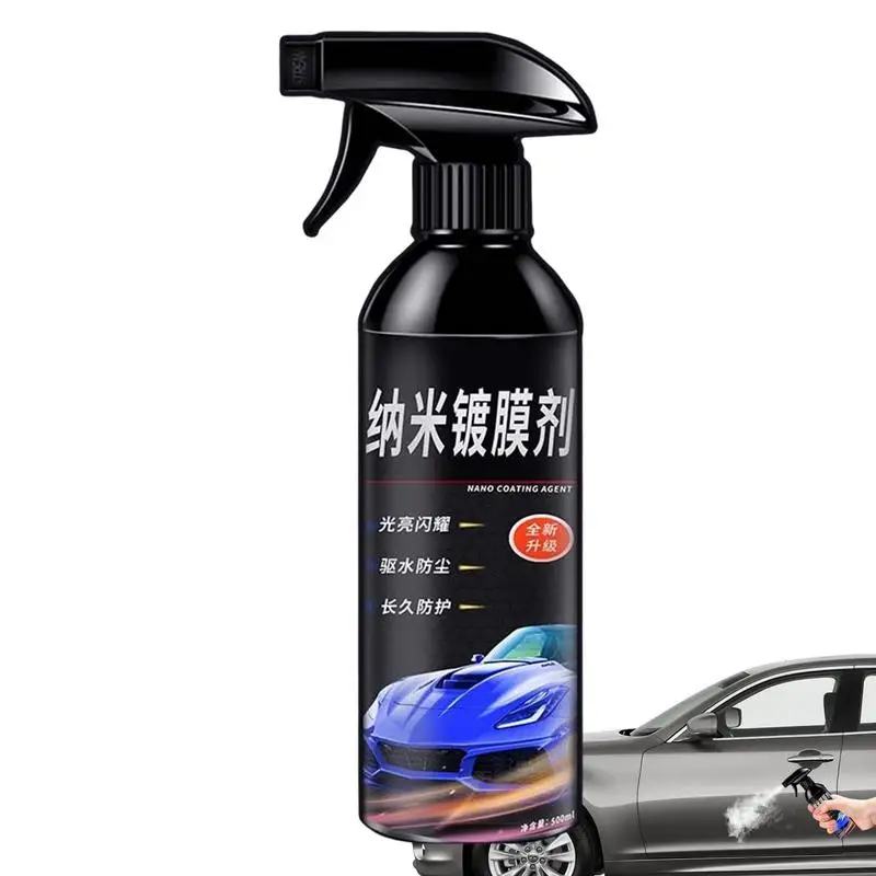 

Car Coating Agent Nano Spray Intense Gloss Ceramic Coating Nano Spray 500ml Dustproof Car Gloss Shine SprayNano Spray Coating