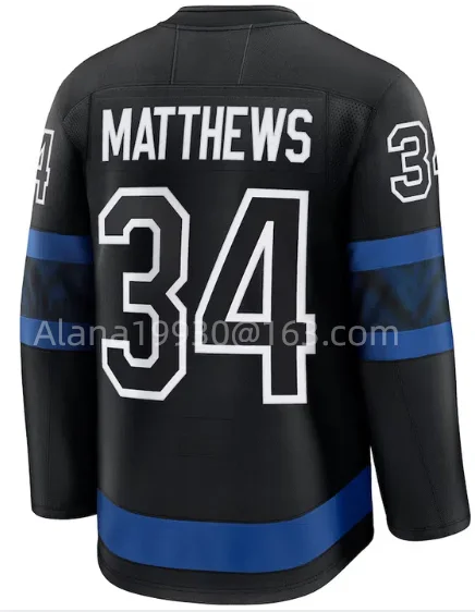 Custom New Style Jersey Mitchell Marner Auston Matthews William Nylander Jerseys